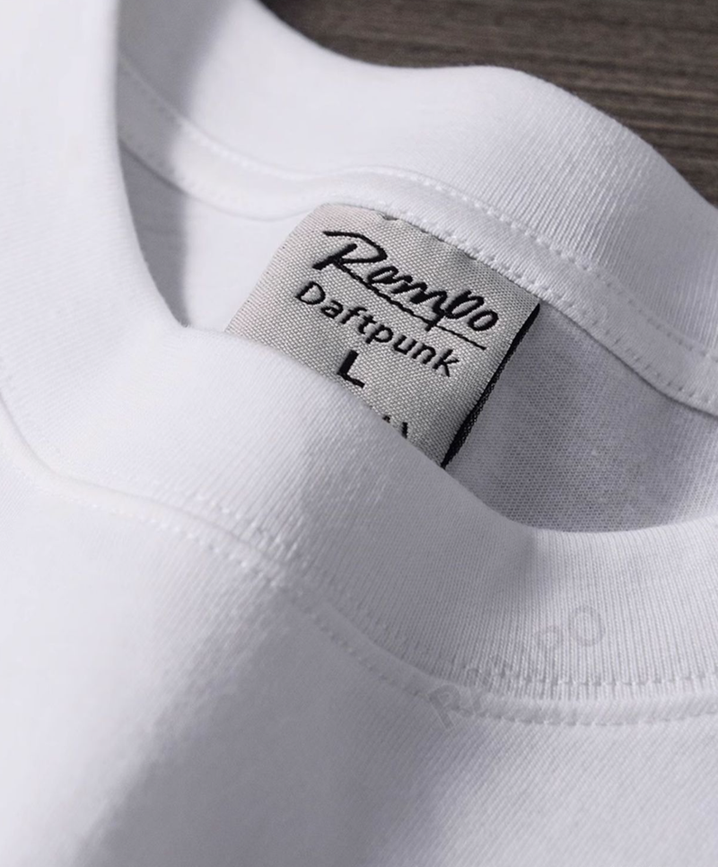 Herrenbekleidung 260g reine Baumwolle Retro schwerer indischer Federdruck Kurzarm Rundhals loses T-Shirt im ethnischen Stil Herren Sommer_voghion.com