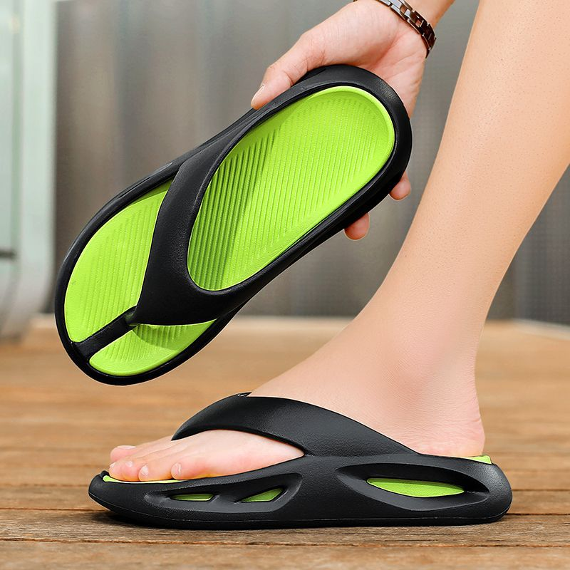 Men's Slippers Outdoor Wear Fashion Casual Thick Bottom New Vacation Beach Home Sandals_voghion.com