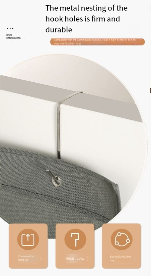 Storage Hanging Bag Transparent Pocket Door Hanging Bag Baseball Hat Storage Bag New Hanging Storage Bag_voghion.com