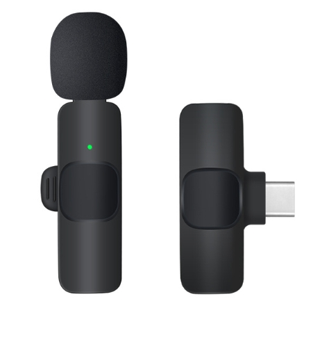 Draadloze microfoon Lavalier-microfoon Professionele buitenopnames, livestreaming, video-opnames, ruisonderdrukkende microfoon_voghion.com