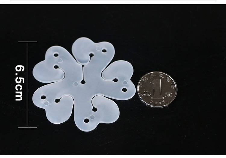 5-in-1 Wedding Balloon Clips Set, Double Layer Plum Blossom Balloon Holder For Party Decorations, Plastic Balloon Clamps For Birthday_voghion.com