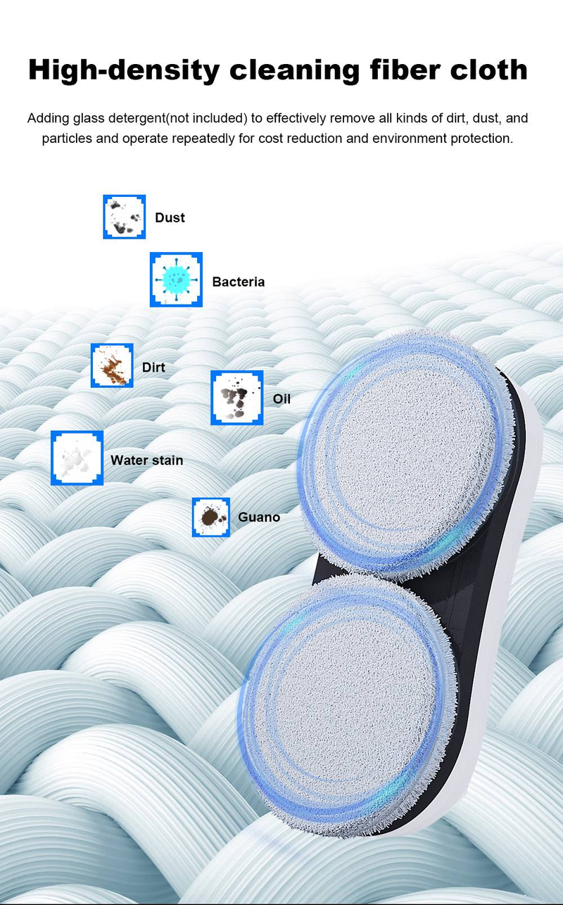 Robot lavavetri Liectroux YW610 con spruzzatura d'acqua a ultrasuoni, routing AI, serbatoio dell'acqua da 30 ml_voghion.com