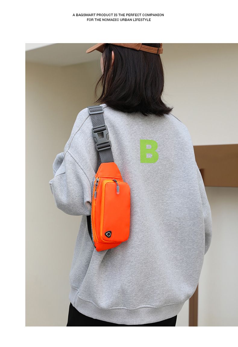 Marsupio ultraleggero in nylon per corsa, viaggi e uso quotidiano - Cinturino regolabile, design multitasche, resistente all'acqua_voghion.com