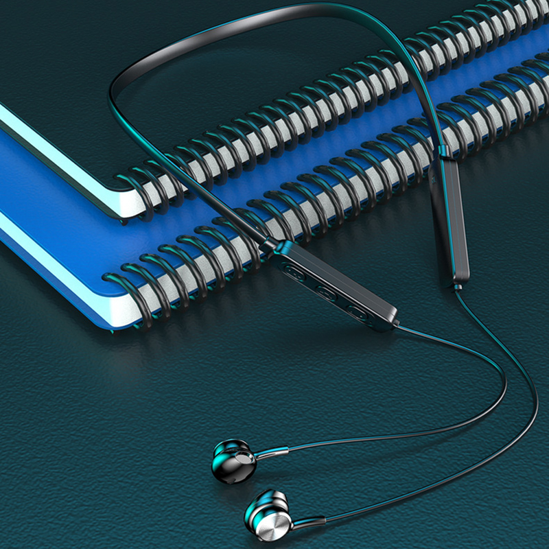 High Noise Neckband Bluetooth-compatible5.0 Ergonomic Intelligent Earbud Wireless Reduction Fidelity Stereo Sports_voghion.com