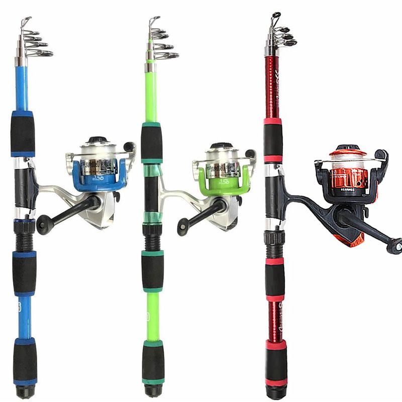 Weihai M ML Adjustment Straight Handle/Gun Handle Long Casting Fishing Lure Rod Full Set_voghion.com