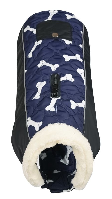 Pocket new pet clothes autumn and winter dog clothes vest cotton coat double sided wearable dog clothes coat clothing_voghion.com