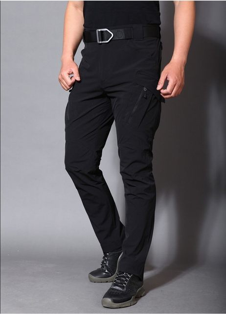 Mænd Sommer Hurtig Tør Tynd Udendørs Trekking Fiskeri Vandrebukser Vandtæt fleece Varme Militær Taktisk Cargo Skibukser_voghion.com
