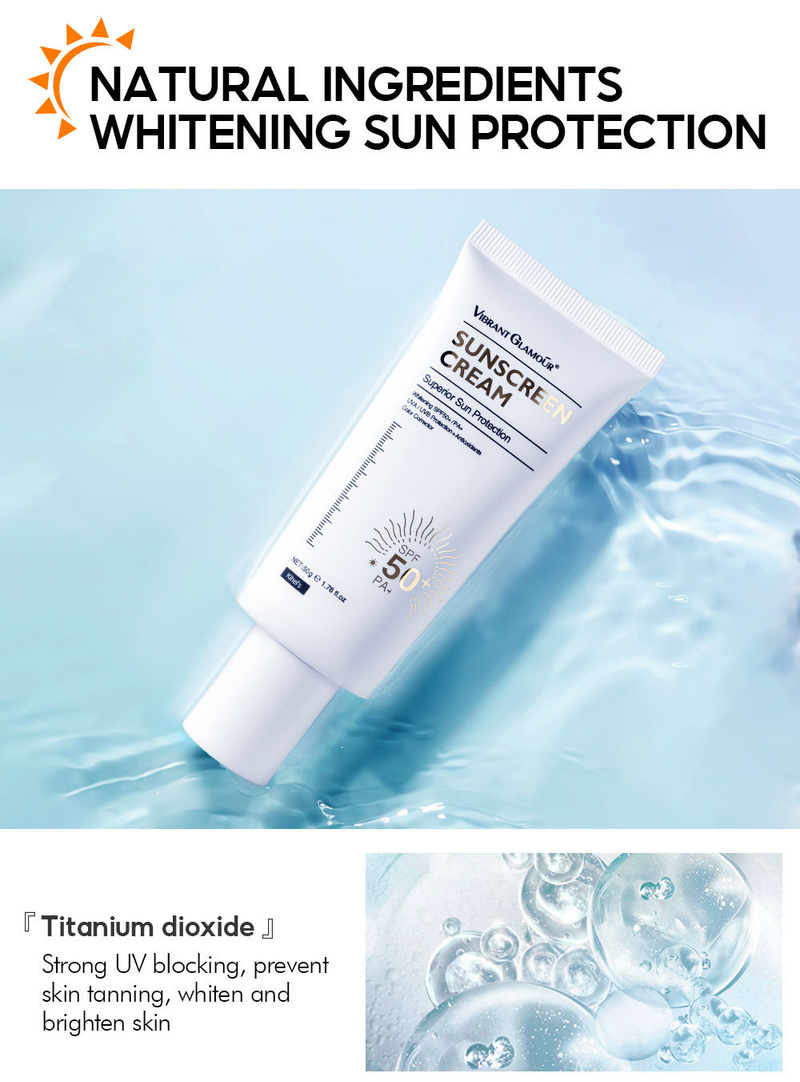 VIBRONTGLAMOUR Drėkinamasis ir izoliuojantis kremas nuo saulės_voghion.com