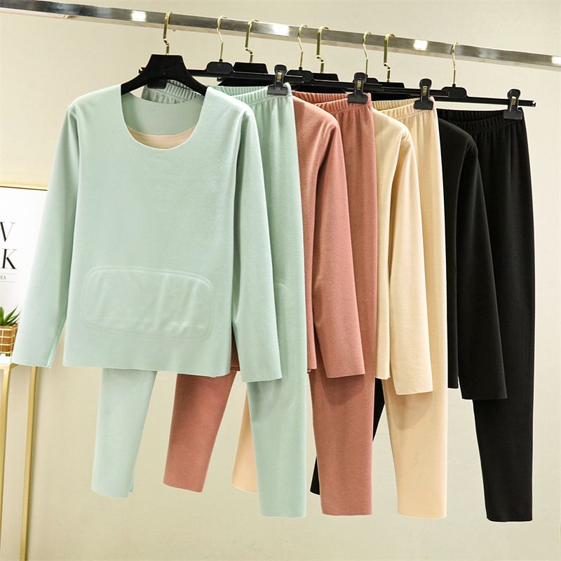 Autumn winter new German self heating double-sided velvet women's seamless loose protective palace plus fat and enlarged_voghion.com