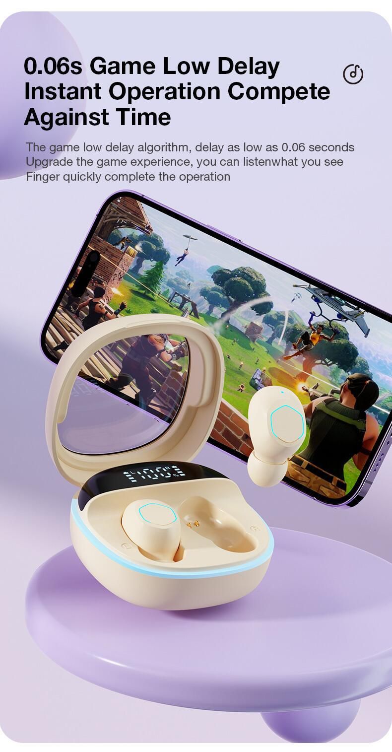 Neues Mini-Ohrhörer-Bluetooth-Headset mit Rauschunterdrückung im Ohr, latenzfrei, kleines kabelloses Headset_voghion.com