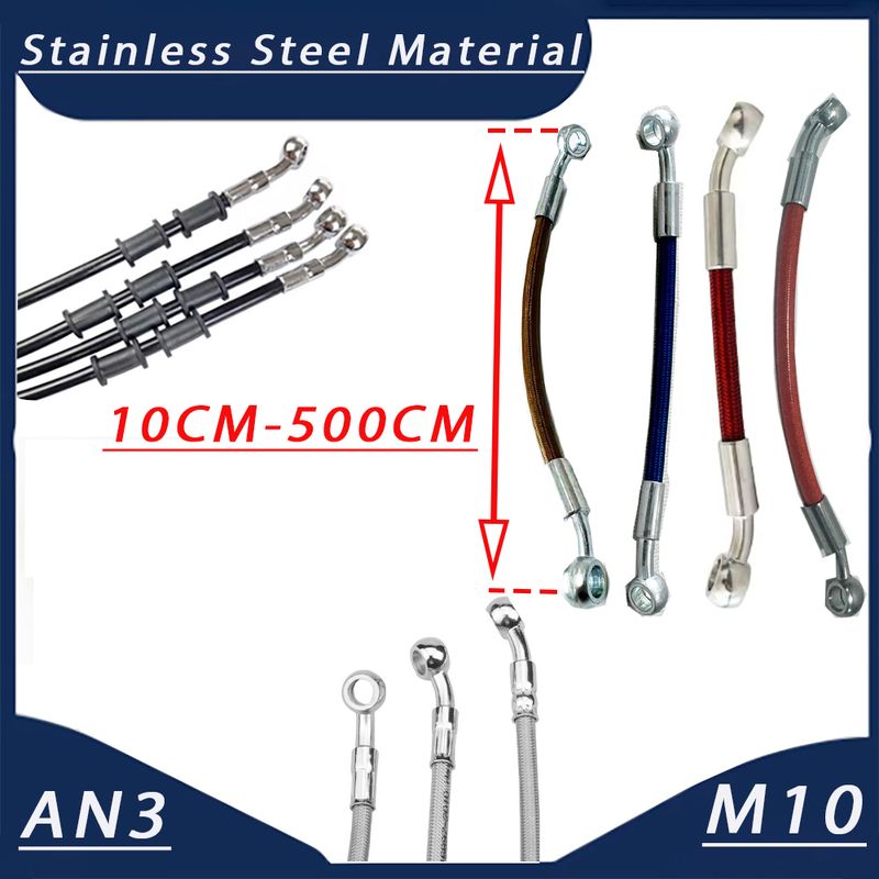 Tubo idraulico in acciaio inossidabile per olio per frizione freno migliorato da 10 cm a 500 cm con più colori tra cui scegliere_voghion.com