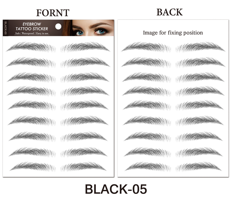 6D Hair Like Eyebrows Stickers Makeup Waterproof Eyebrow Eyebrow Long Natural Hair-liked Authentic Eyebrow Tattoo Sticker_voghion.com