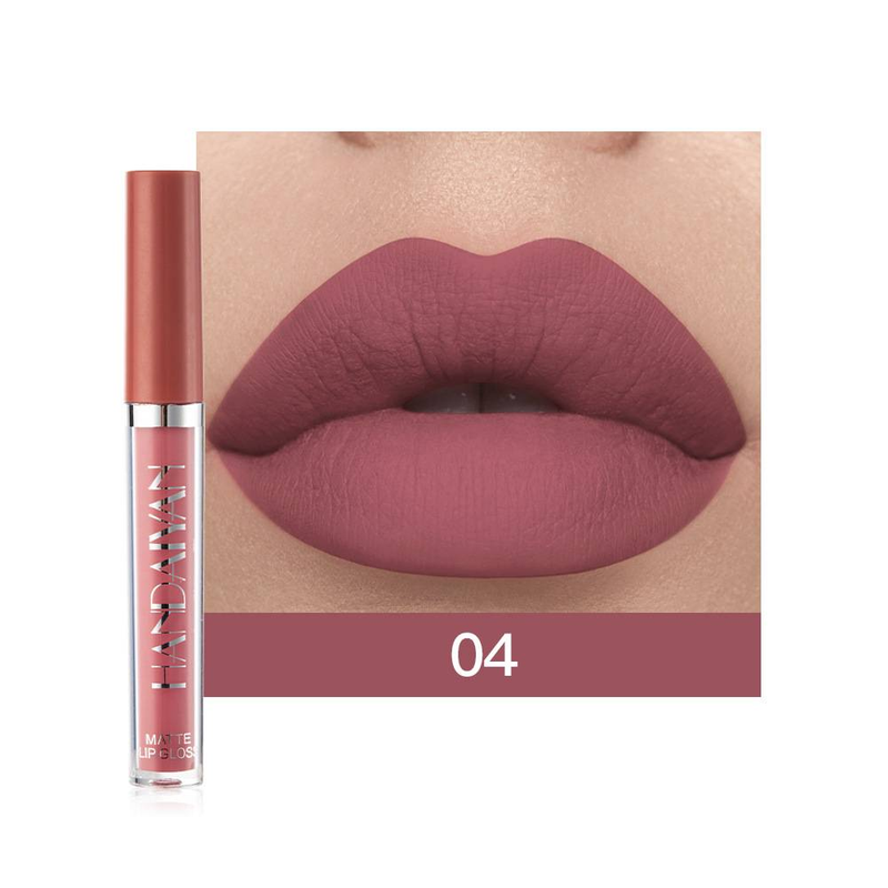 Matte lipstick waterproof non-stick cup 6 lip gloss gift box_voghion.com