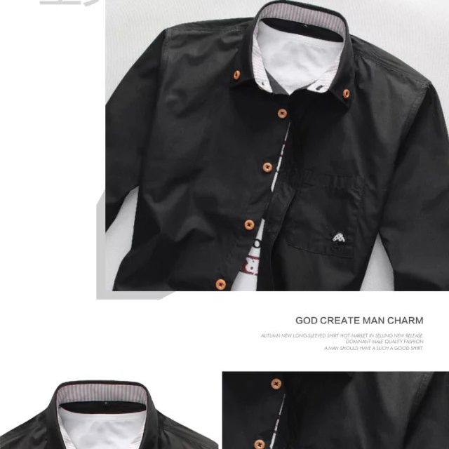 Abbigliamento maschile Camicia da uomo d'affari Camicia da uomo a maniche lunghe Camicia bianca da uomo sottile Camicia da uomo formale senza stiratura_voghion.com