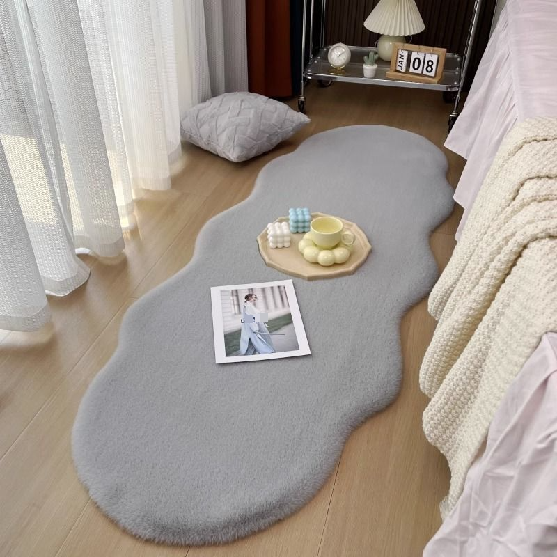 Bedroom Carpet Bedside Rabbit Fur Floor Mat Living Room Cloakroom Blanket Ins Net Red Same Style Thick Plush Blanket_voghion.com