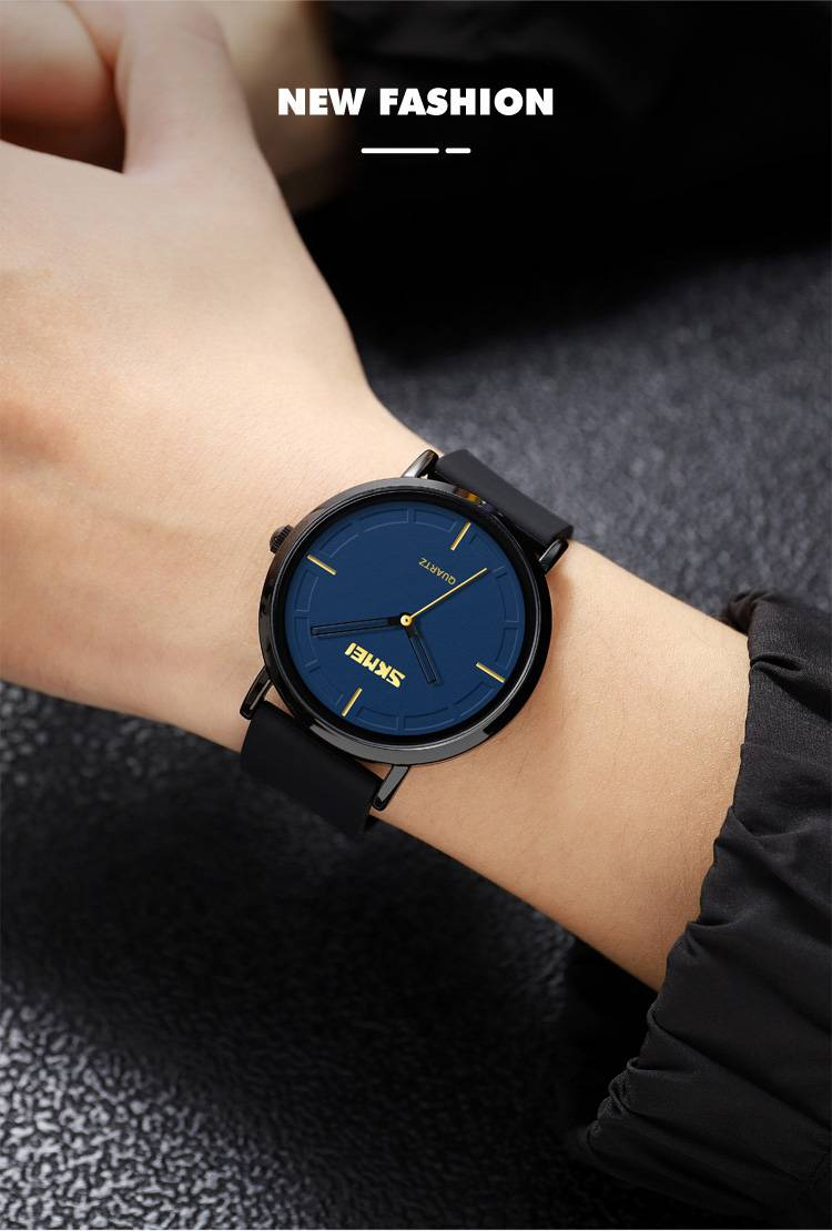 SKMEI Colorful Minimalist Quartz Smartwatch 2050 Fashionable Casual Design. Versatile Contrast Colors._voghion.com