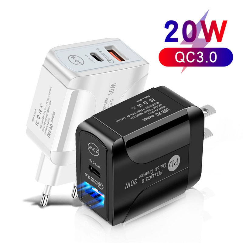 PD20W Handy-Ladegerät 5V4A Britischer Standard Schnellladekopf Typ-C-Adapter_voghion.com