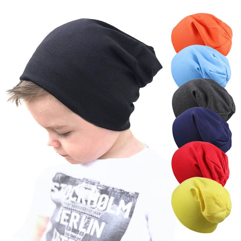Nuevo gorro de hip hop para bebé, para baile callejero, primavera y otoño, gorro de punto para niño y niña, cálido, color sólido, para invierno_voghion.com