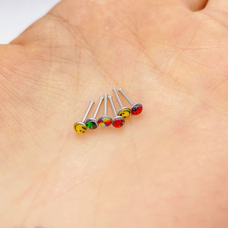 Unisex 24/40 in acciaio inossidabile boxed naso piercing naso goccia anello naso orecchini naso piercing corpo_voghion.com