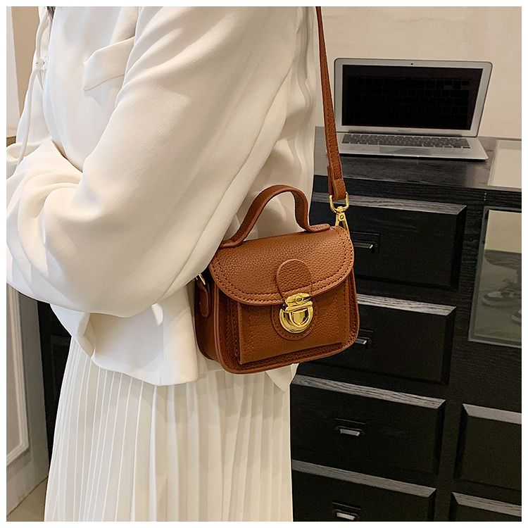 Cowhide feel lychee grain summer mini bag for women 2023 new handbag simple single shoulder crossbody trend_voghion.com
