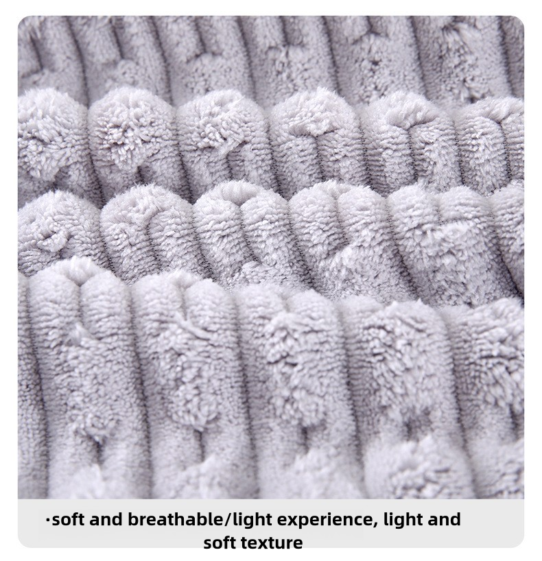 Summer Dënn Korallfleece Handduch Haushalt Gesiichtswäschhandduch mëllt waasserabsorbéierend net fusselnd Gesiichthandduch_voghion.com