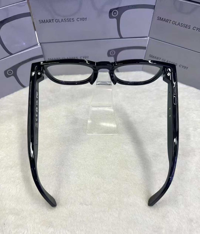 CY01 Smart Glasses With 8 Megapixel Camera AI Voice Assistant For Music Calls, Photography, And Video Recording+32GB Storage_voghion.com