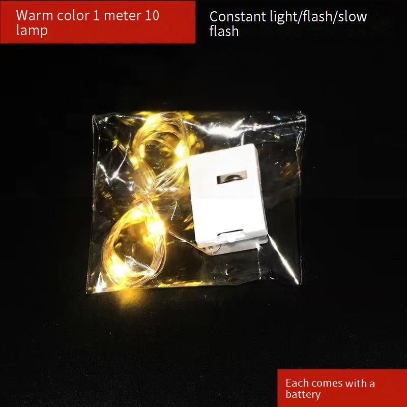 Copper Wire LED Fairy Lights - USB Powered String Lights For Gift Boxes, Flowers, And Home Decor_voghion.com