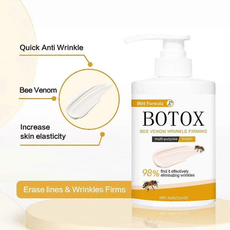 1-3pcs Bee Venom Firming Anti Wrinkles Body Lotion, Bee Venom Wrinkle Removal Cream, Moisturizing, Lifting & Recovery For All Skin Type, Anti-Aging Be_voghion.com