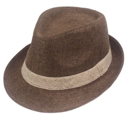 Bai Xiaoyuan Cappello da regalo lavorato a maglia con erba per parasole estivo letterario jazz per uomo e donna_voghion.com