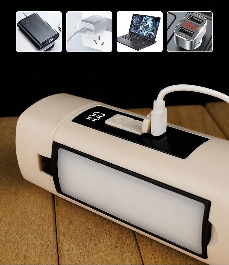 Cross-border New Outdoor Multi-functional Rechargeable Telescopic Folding Lighting Tent Camp Camping Light_voghion.com