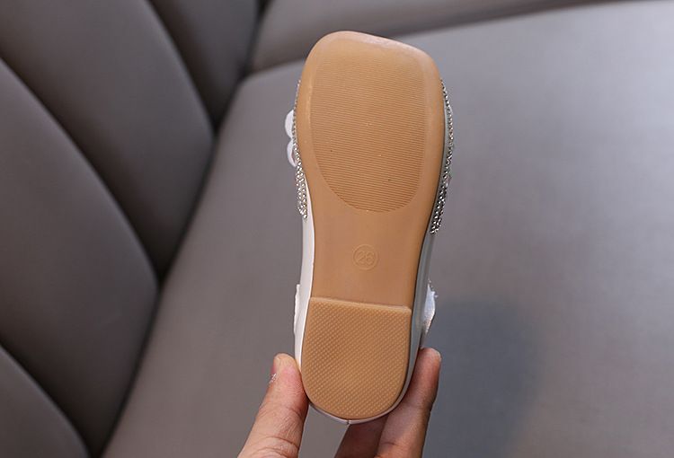 Neu Dame Baby Mädchen Mädchen Prinzessin Diamant Einzelnen Schuh Schuhe Dance_voghion.com