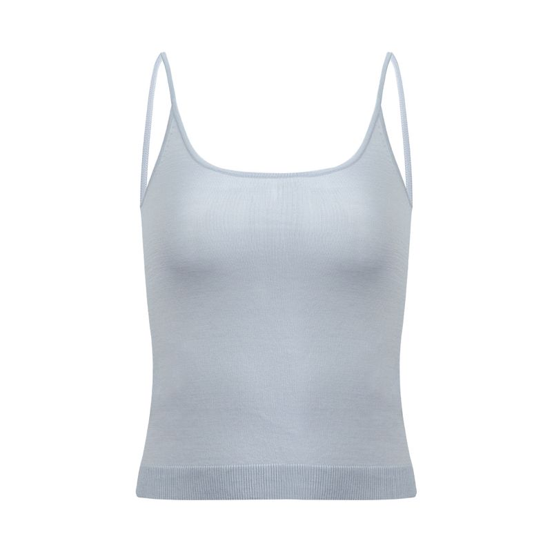 Basis tweedelig slank gebreid vest met camisole/bloemen heuprok, middellange, veelzijdige halve rok_voghion.com
