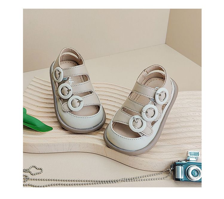 Mutter & Kinder Baby kleinkind schuhe sommer sandalen kinder leder schuhe jungen closed toe schuhe Koreanische version mädchen schuhe kinder baby schuhe_voghion.com