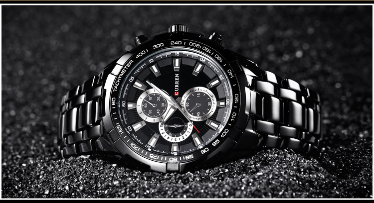 CURREN CARREN 8023 Casual Business Waterproof Quartz Men's Watch_voghion.com