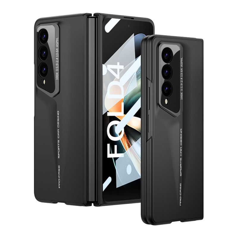 Samsung ZFold4 katlanır ekranlı cep telefonu kılıfı bıçak mat sert kılıf Fold5 lens her şey dahil kılıf moda ins için geçerlidir_voghion.com