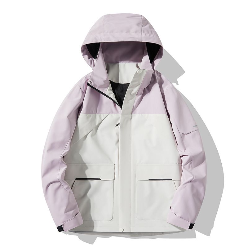 Jac for men women, spring and autumn couple style, travel, mountaineering, sports, breathable single-layer hooded_voghion.com