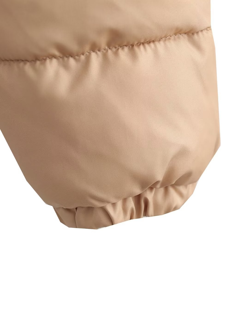 Naiste õhuke pikkade varrukatega ühevärviline lühike puuvillane jakk _voghion.com