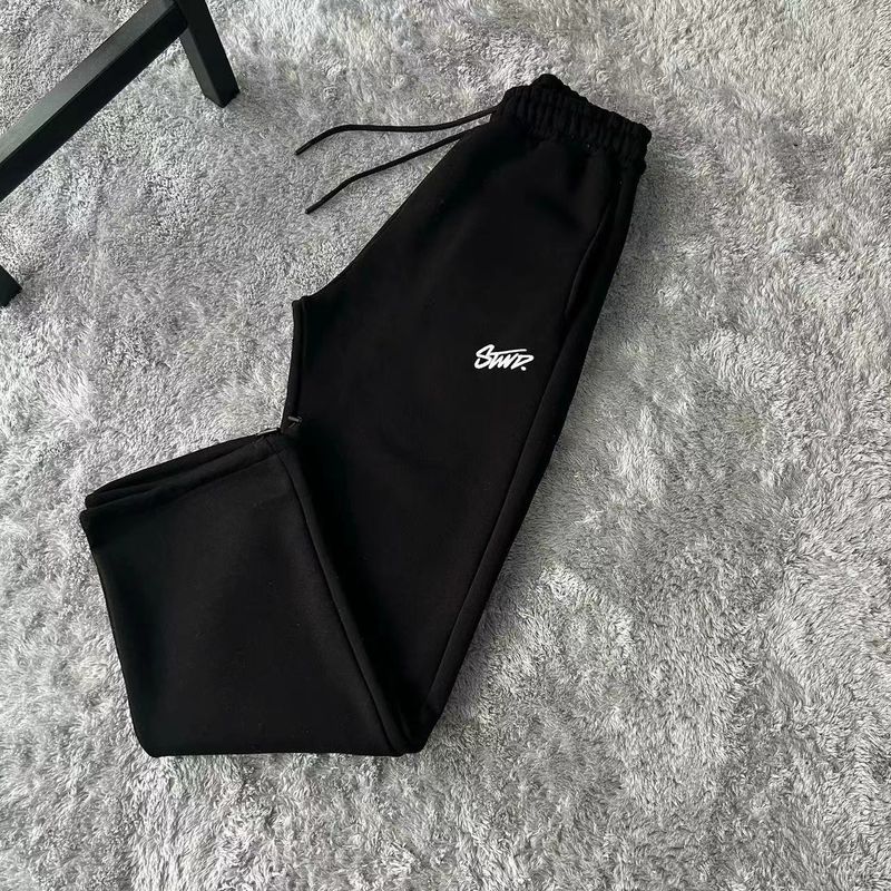 Men's Stretch Corduroy Pants - 96% Spandex Slim Fit Casual Trousers (Light Gray/Black/Navy/Brown, XS-3XL)_voghion.com