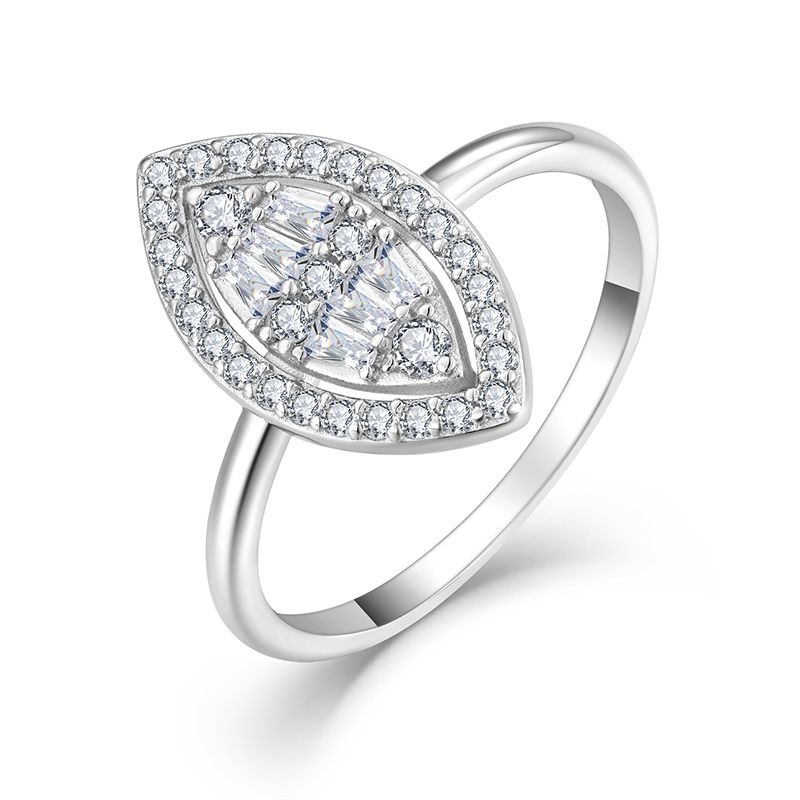 Sterling Sier bijoux zircone empilable Mosang diamant paire anneaux hommes femmes amoureux bague de fiançailles de mariage_voghion.com