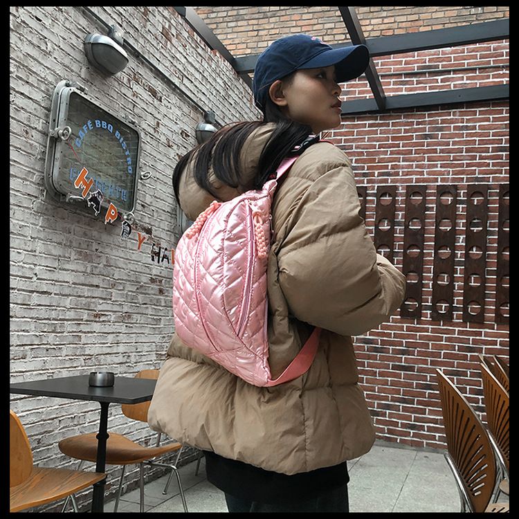 Winter New Women's Waist Bag Large Capacity Cotton Coat Crossbody Bag Fashion Waist Bag Diamond Embroidery Couple Chest Bag_voghion.com