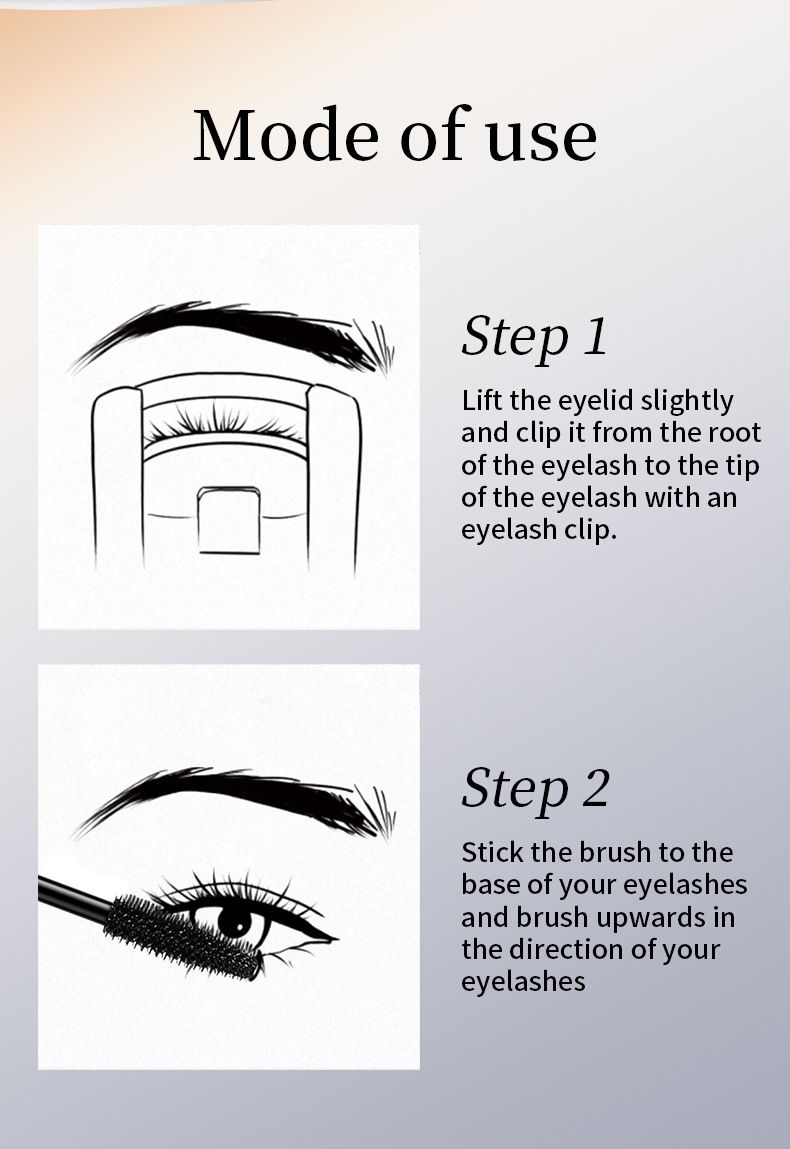 OCHEAL4D Plump, Dense, Curly And Cool Black Waterproof And Non-smudging Slender Big Head Mascara, Which Easily Brightens Dull Complexion_voghion.com