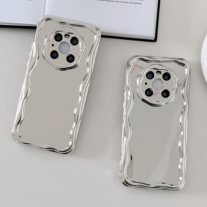 Electroplated Phone Case Fo Huawei P70 P60 P50 P40 P30 Pura 70 Mate 20 30 40 50 60 Nova 8 9 10 11 12 Pro Mirror Cover_voghion.com