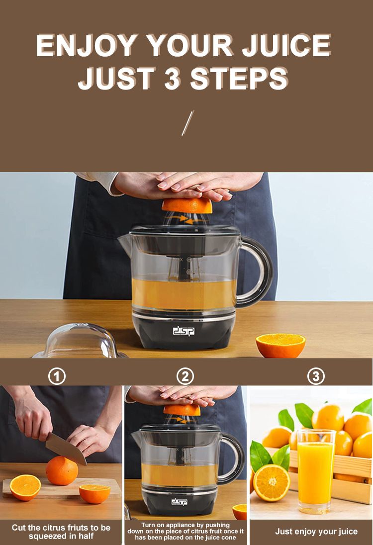 DSP Manual Citrus Juicer - Orange & Lemon Squeezer, Multi-Function Hand Press Juicer For Fresh Juice_voghion.com