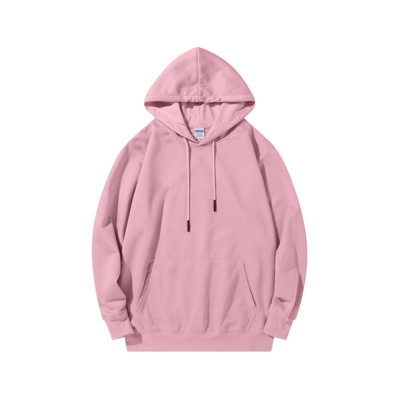 100 % Super-Baumwolle, Silberfuchs-Fleece, Kapuzenpullover, Unisex, Modetrend, einfarbig, lässiges Sweatshirt für Paare_voghion.com