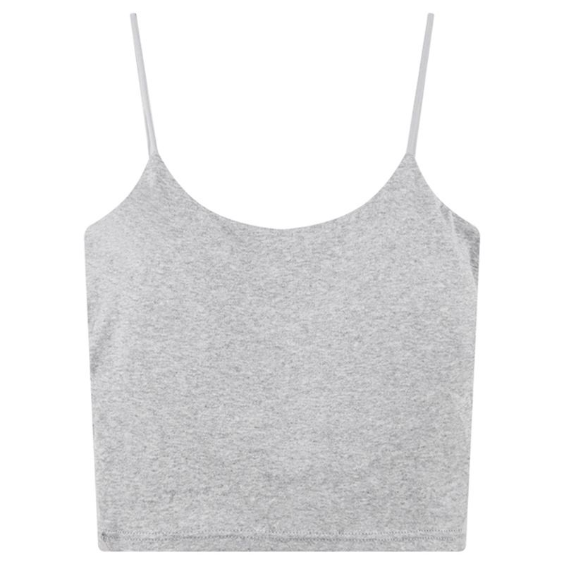 Backless Padded Camisole Vest For Women 2025 New Summer Bra Integrated Outerwear Base Layer Top_voghion.com