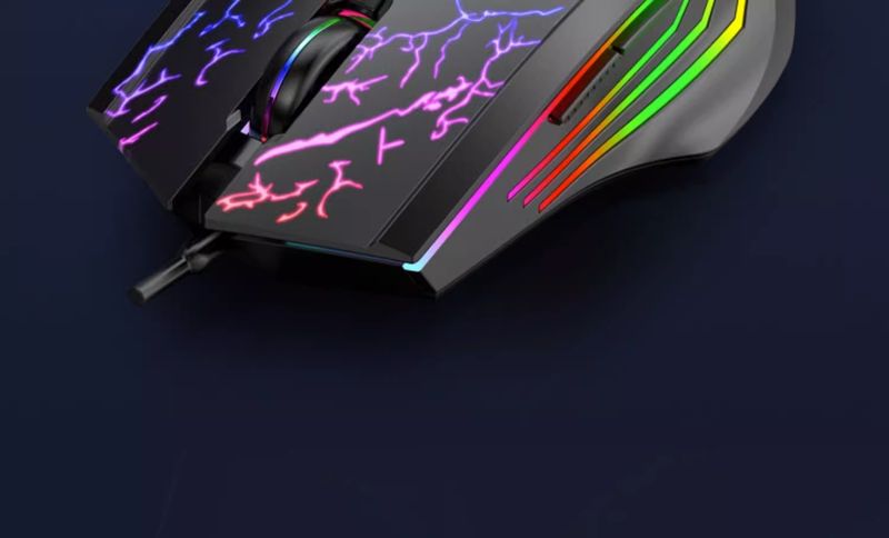 Digitex Digitex Juggernaut Clan Gaming Wired Game Male Female Laptop Desktop Computer USB Ergonomic Mouse_voghion.com