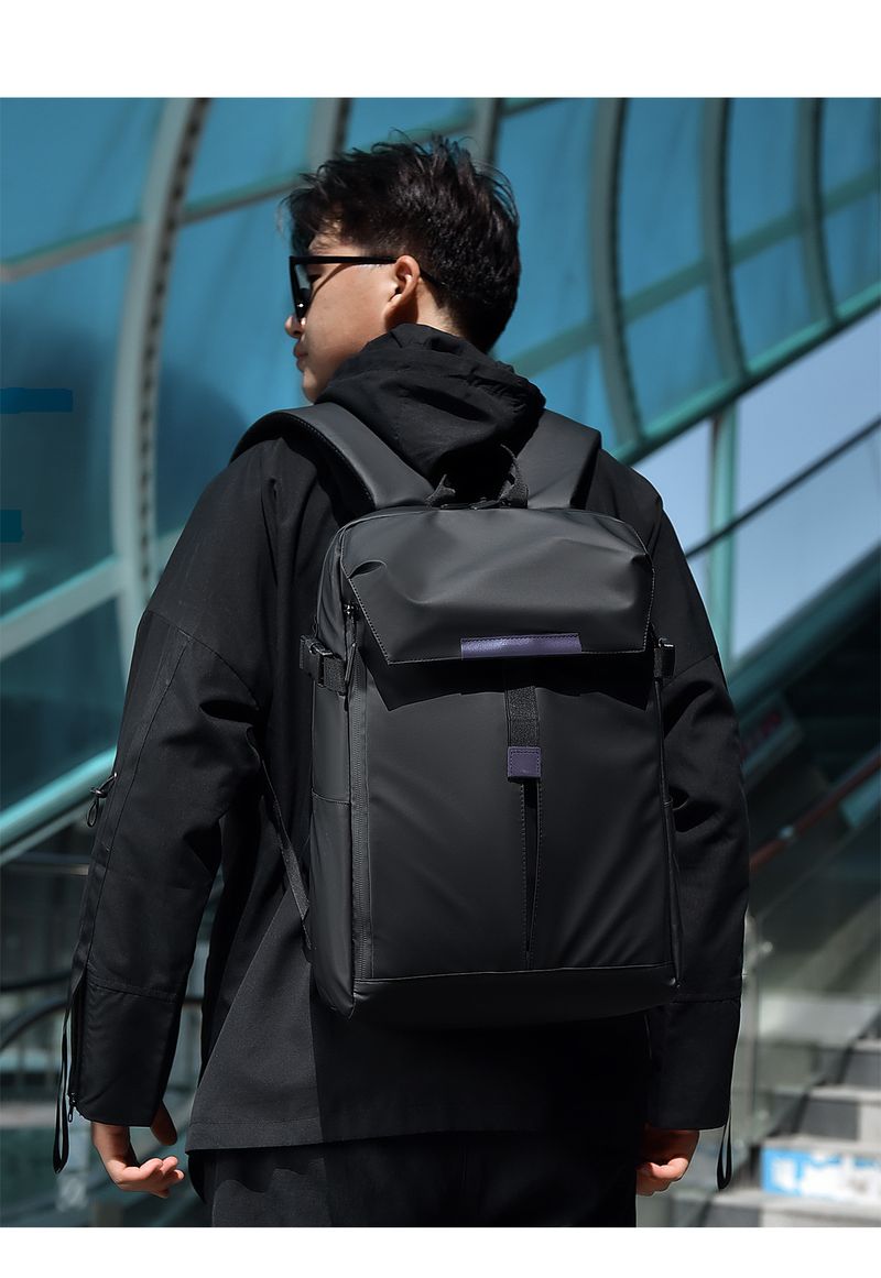 Minimalist new sports and leisure backpack for men, large capacity waterproof backpack, multifunctional computer backpack_voghion.com