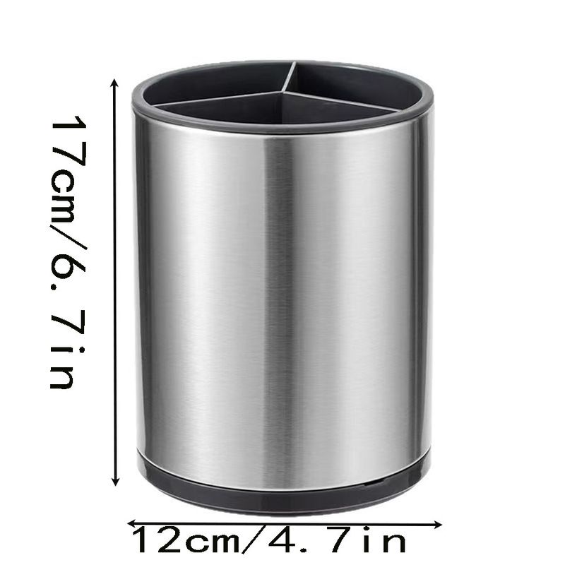 Portaposate in acciaio inossidabile per stoviglie domestiche, scolapiatti, portaoggetti per cucchiai, organizer da cucina_voghion.com
