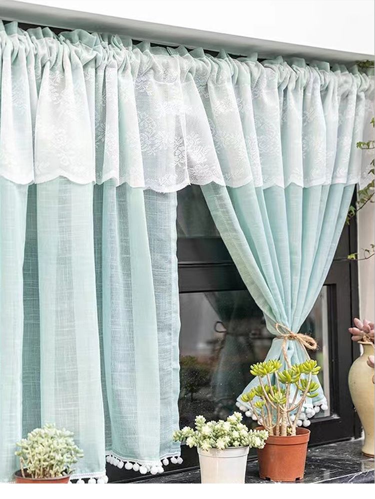 Tenda in velluto per soggiorno, stile Ins, a prova di luce, di lusso, per camera da letto, in pizzo_voghion.com