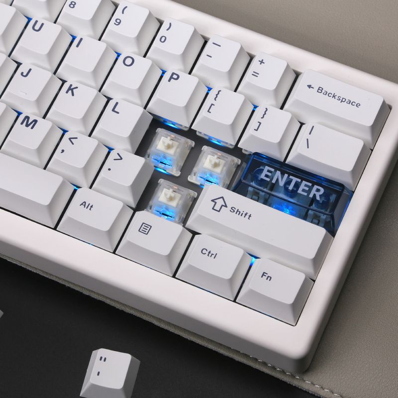 Teclado mecânico de três modos QK61 V2 VIA/QMK sem fio Bluetooth com estrutura de vedação Teclado mecânico_voghion.com